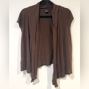 Brown Flowy Cardigan